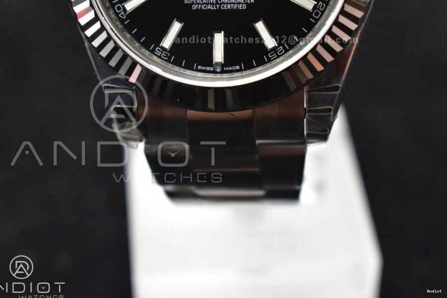 Best 41 SS Bracelet 1:1 DateJust Dial Oyster Black VS3235 904L 126334 VSF Edition on 0302